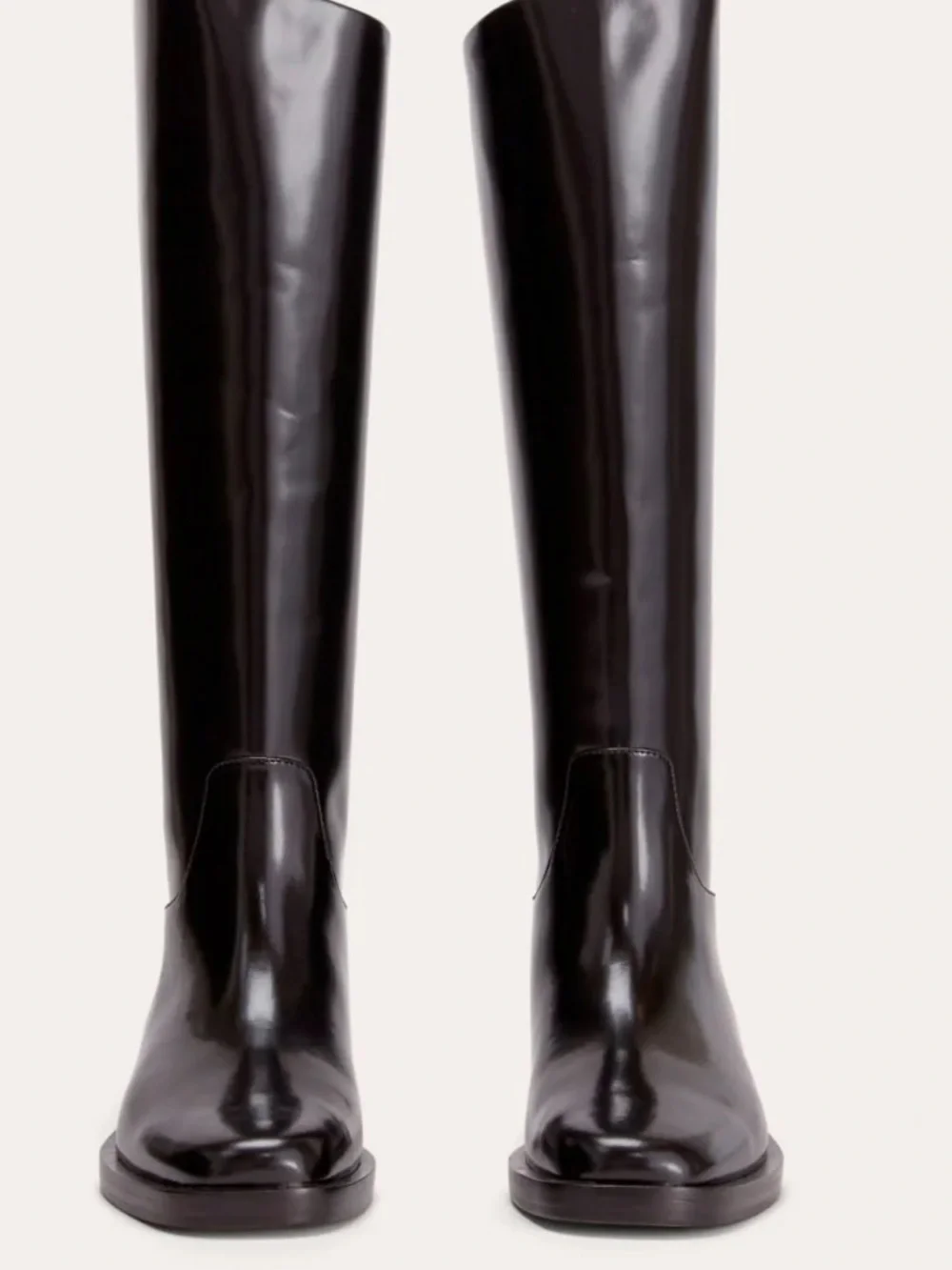 NEW Everlane Fall Classic The Riding Boot Black Patent